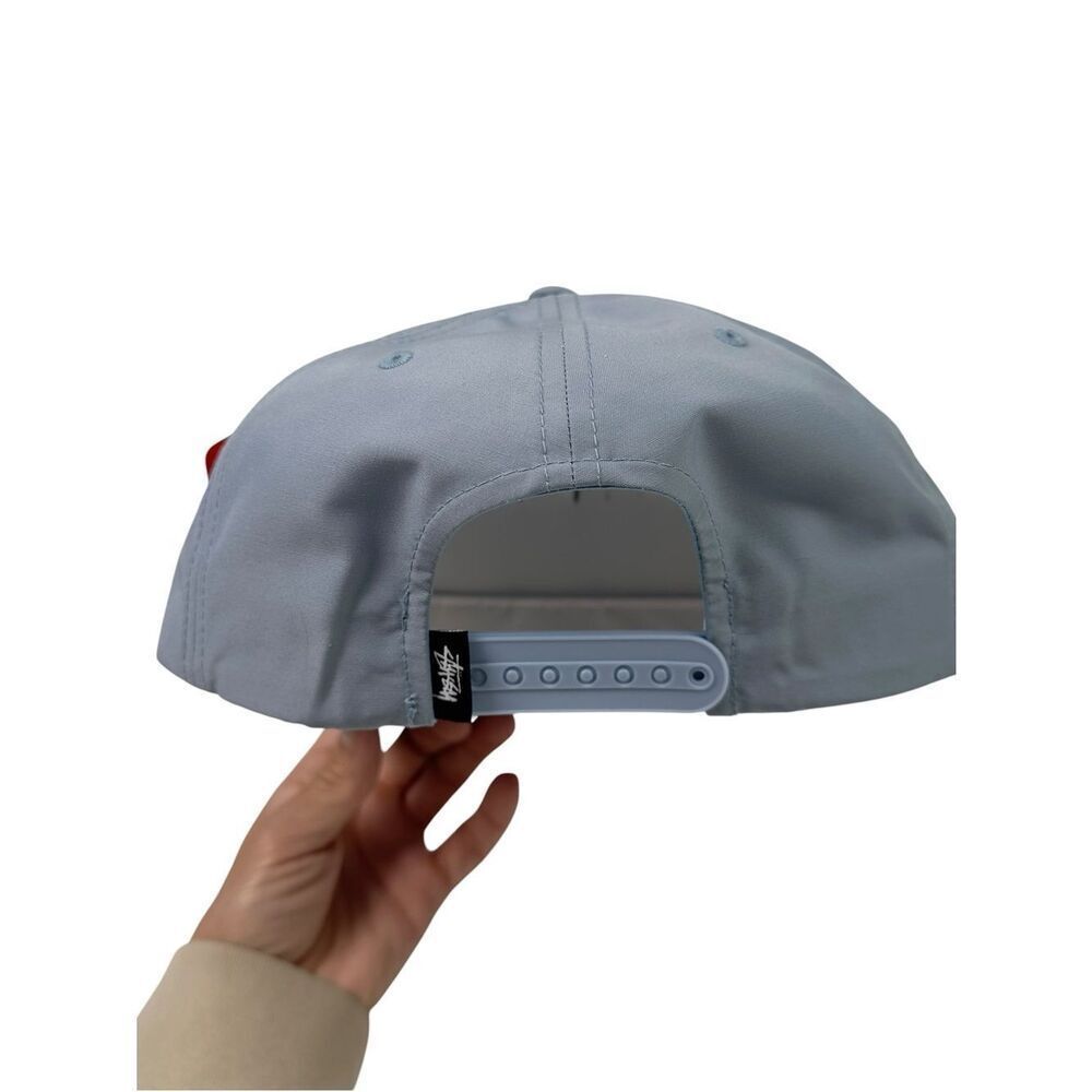 Stussy SnapBack Light Blue Hat Sample Yupoong Summer 2016 - Picture 3 of 6